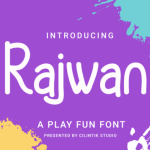 Rajwani Font Poster 1