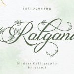 Ralgani Font Poster 1