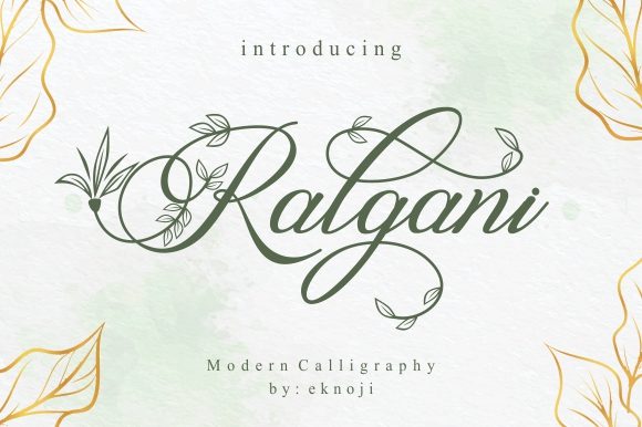 Ralgani Font Poster 1