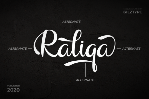 Raliqa Font Poster 2