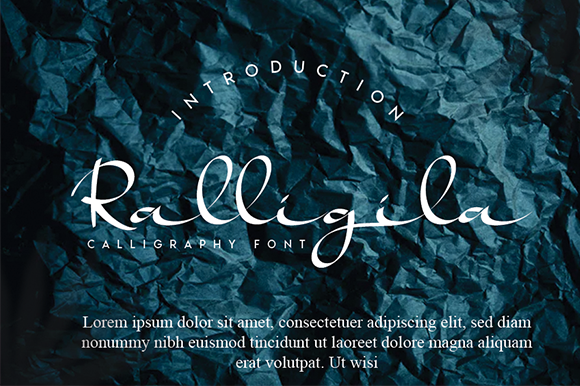 Ralligila Font Ralligila Font Poster 1
