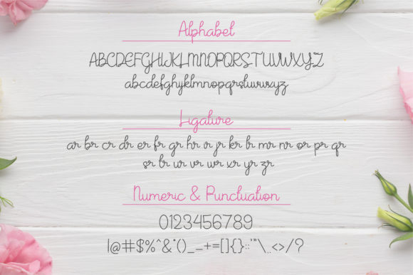 Raloria Font Poster 5