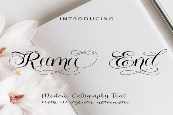 Rama End Font Poster 1