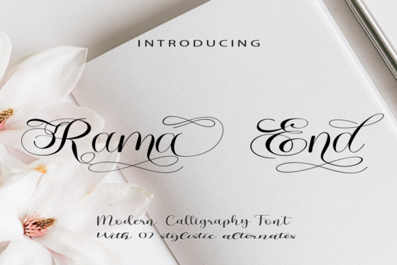 Rama End Font