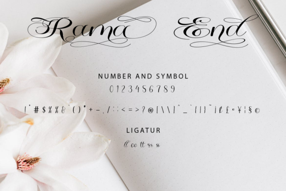 Rama End Font Poster 8