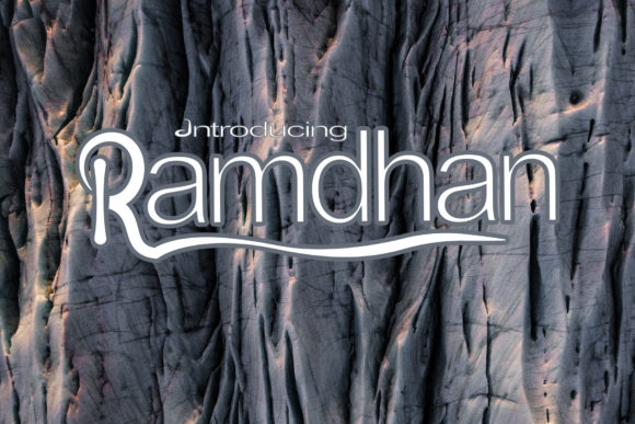 Ramdhan Font Poster 1