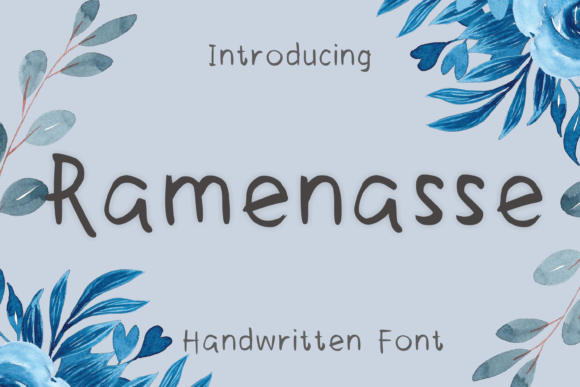 Ramenasse Font Poster 1