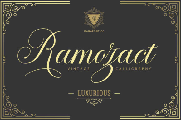 Ramozact Font Poster 1