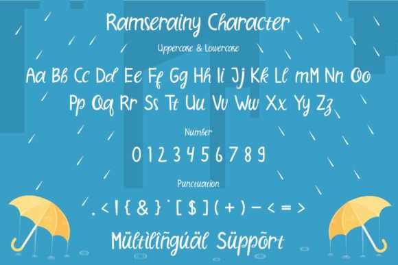 Ramserainy Font Poster 4