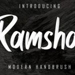 Ramsha Font Poster 1