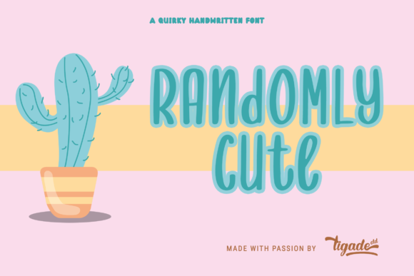 Randomly Cute Font Randomly Cute Font Poster 1