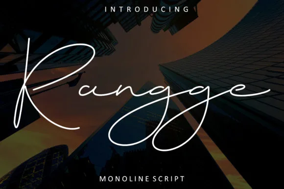 Rangge Font Rangge Font Poster 1