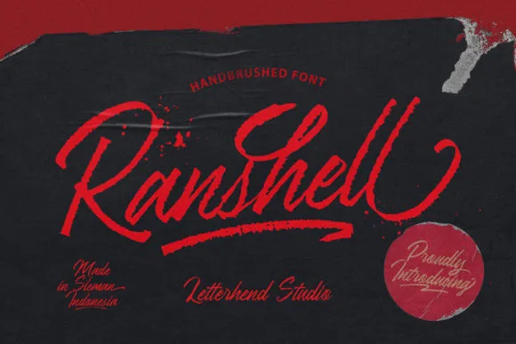 Ranshell Font Ranshell Font Poster 1