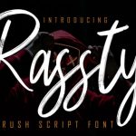 Rassty Brush Script Font Poster 1