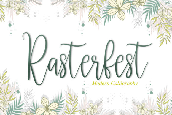 Rasterfest Font Poster 1