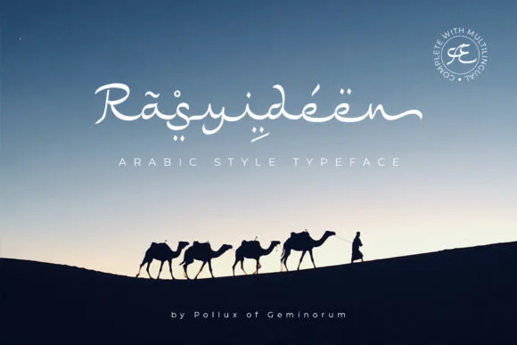 Rasyideen Font Rasyideen Font Poster 1
