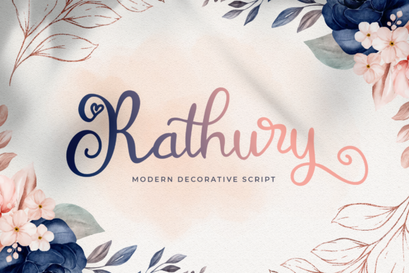 Rathury Font Poster 1