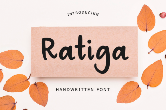 Ratiga Font Poster 1