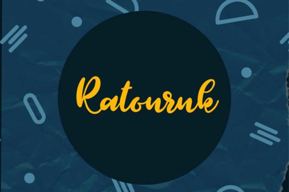 Ratouruk Font Poster 1