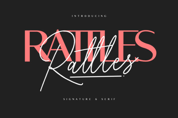 Rattles Font Poster 1
