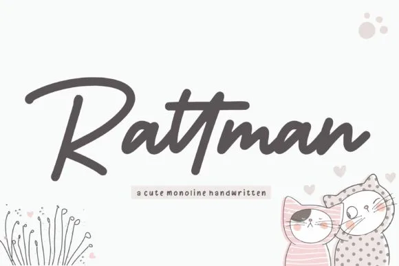 Rattman Font Rattman Font Poster 1