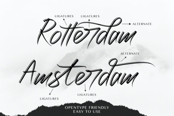 Rattnugidari Font Poster 4