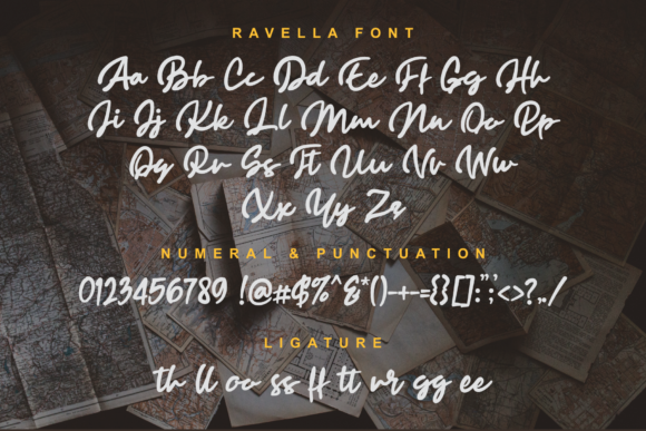 Ravella Font Poster 2
