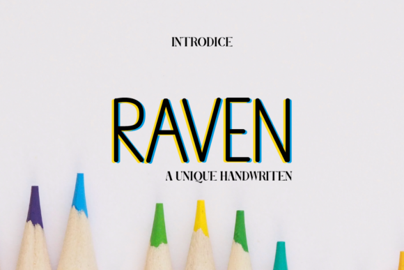 Raven Font Poster 1