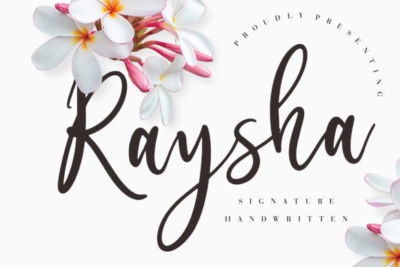 Raysha Font Poster 1