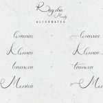 Raysha Moonly Font Poster 12