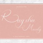 Raysha Moonly Font Poster 14