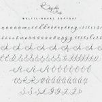Raysha Moonly Font Poster 10