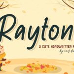 Raytone Font Poster 1