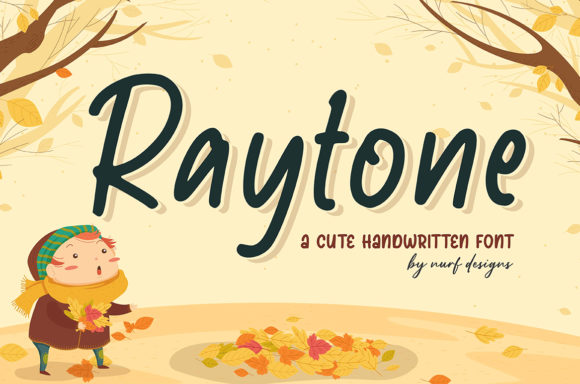 Raytone Font Poster 1