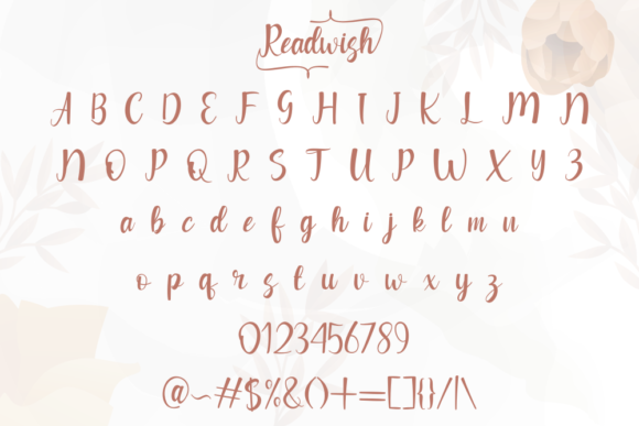 Readwish Font Poster 7