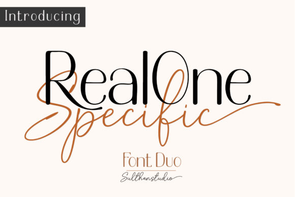 Real One Specific Font Poster 1