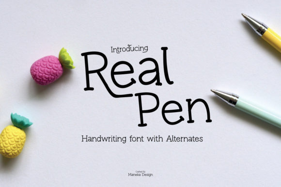 Real Pen Font