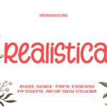 Realistica Font Poster 1