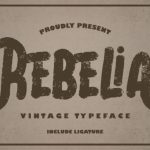 Rebelia Font Poster 1