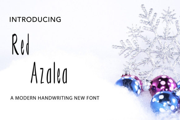 Red Azalea Font