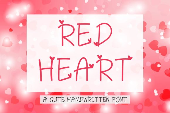 Red Heart Font