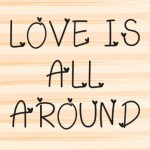 Red Heart Font Poster 3