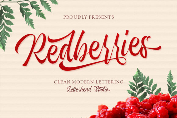 Redberries Font Poster 1