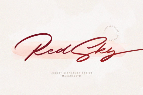 RedSky Font Poster 1