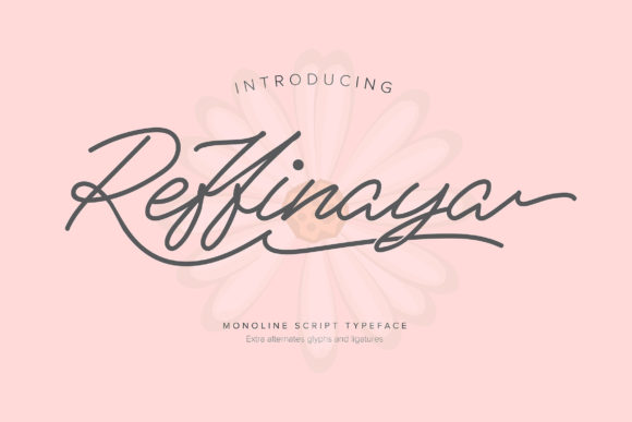 Reffinaya Font Poster 1