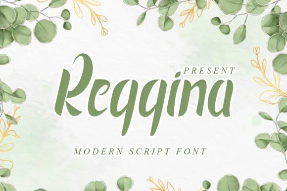 Reggina Font Reggina Font Poster 1