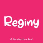 Reginy Font Poster 1