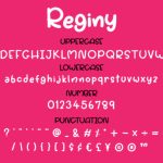 Reginy Font Poster 3