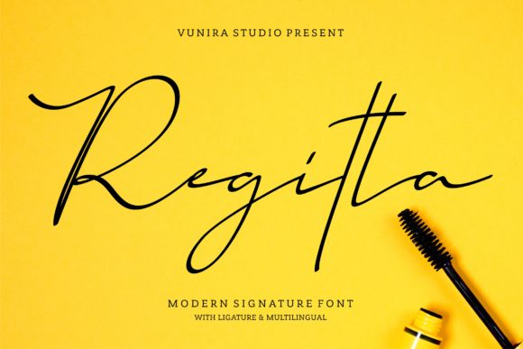 Regitta Font Poster 1