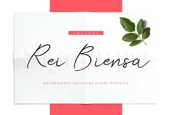 Rei Biensa Font Rei Biensa Font Poster 1